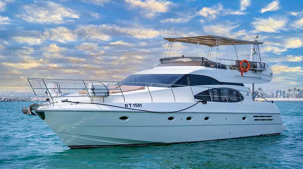 Yacht Rental Dubai Marina – Hire 58ft Yacht Etosha
